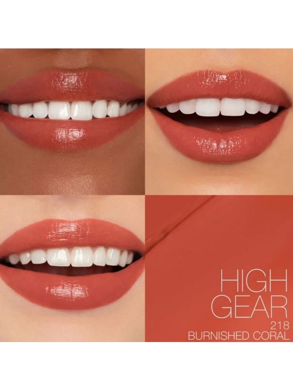 NARS Afterglow sensual shine lipstick-High Gear NIB